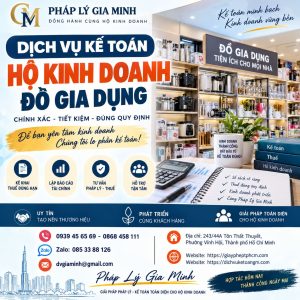 Dịch vụ kế toán hộ kinh doanh đồ gia dụng