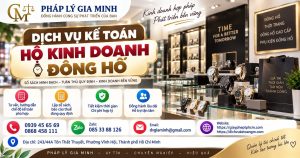 Dịch vụ kế toán hộ kinh doanh đồng hồ