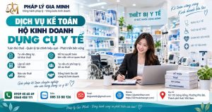 Dịch vụ kế toán hộ kinh doanh dụng cụ y tế