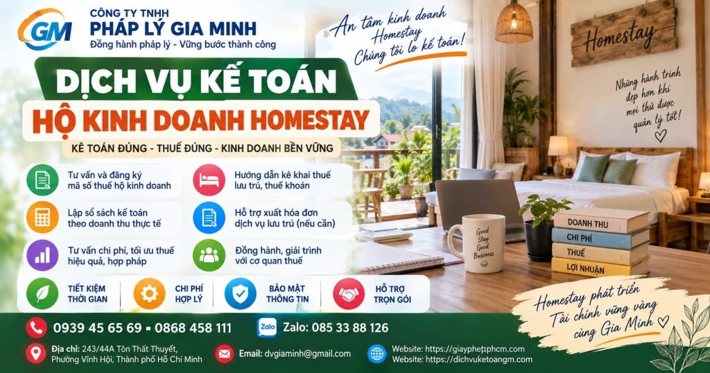 Dịch vụ kế toán hộ kinh doanh nhà nghỉ chuyên nghiệp, đúng quy định 1 Dịch vụ kế toán hộ kinh doanh homestay