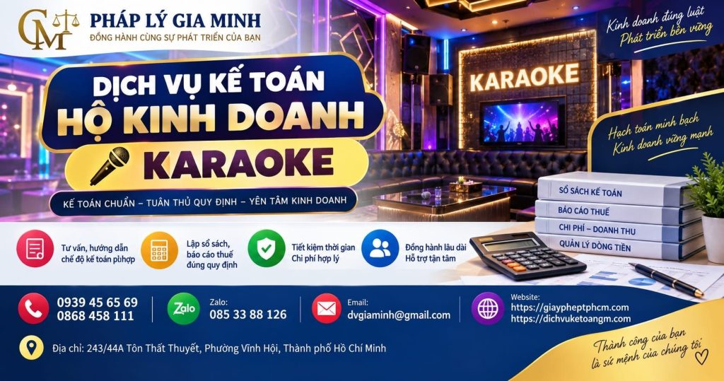 Dịch vụ kế toán hộ kinh doanh karaoke