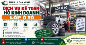 Dịch vụ kế toán hộ kinh doanh lốp ô tô