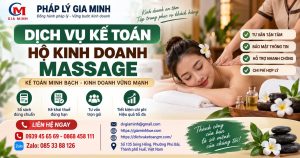 Dịch vụ kế toán hộ kinh doanh massage
