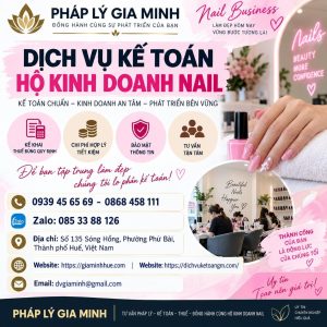 Dịch vụ kế toán hộ kinh doanh nail