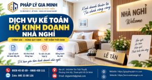 Dịch vụ kế toán hộ kinh doanh nhà nghỉ
