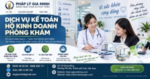 Dịch vụ kế toán hộ kinh doanh phòng khám
