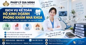 Dịch vụ kế toán hộ kinh doanh phòng khám nha khoa
