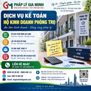 Dịch vụ kế toán hộ kinh doanh phòng trọ