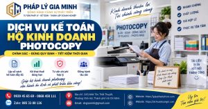 Dịch vụ kế toán hộ kinh doanh photocopy