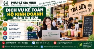 Dịch vụ kế toán hộ kinh doanh quán trà sữa