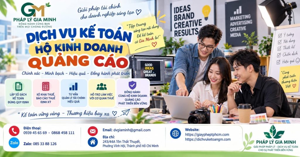 Dịch vụ kế toán hộ kinh doanh quảng cáo