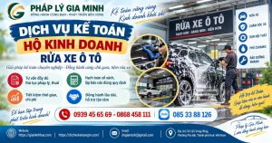 Dịch vụ kế toán hộ kinh doanh rửa xe ô tô