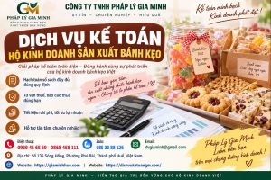 Dịch vụ kế toán hộ kinh doanh sản xuất bánh kẹo