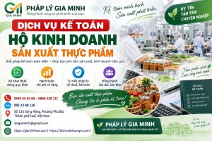 Dịch vụ kế toán hộ kinh doanh sản xuất thực phẩm
