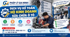 Dịch vụ kế toán hộ kinh doanh sửa chữa ô tô