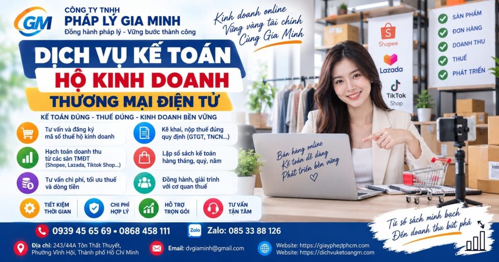 Dịch vụ kế toán hộ kinh doanh thương mại điện tử chuyên nghiệp, đúng quy định 1 Dịch vụ kế toán hộ kinh doanh thương mại điện tử