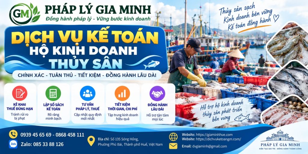 Dịch vụ kế toán hộ kinh doanh thủy sản
