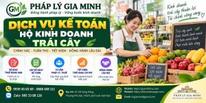 Dịch vụ kế toán hộ kinh doanh trái cây