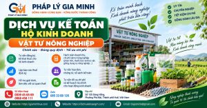 Dịch vụ kế toán hộ kinh doanh vật tư nông nghiệp