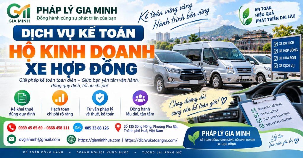 Dịch vụ kế toán hộ kinh doanh xe hợp đồng chuyên nghiệp, đúng quy định 1 Dịch vụ kế toán hộ kinh doanh xe hợp đồng