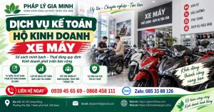 Dịch vụ kế toán hộ kinh doanh xe máy