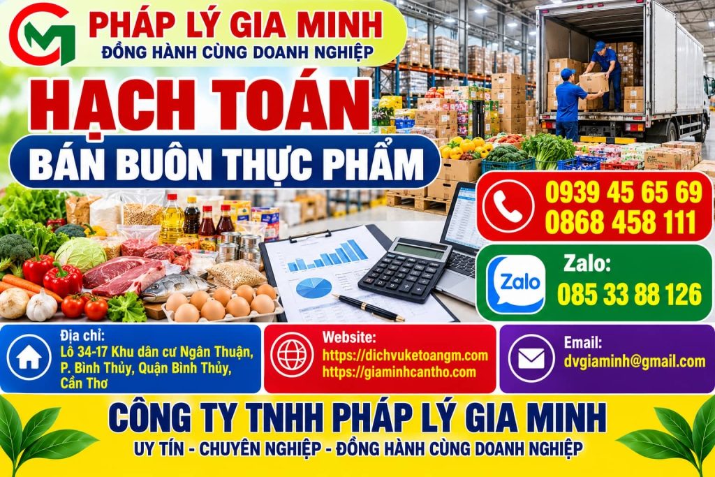 Hạch toán bán buôn thực phẩm