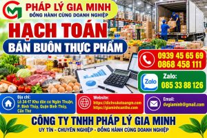 Hạch toán bán buôn thực phẩm