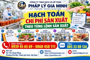Hạch toán chi phí sản xuất theo từng lệnh sản xuất