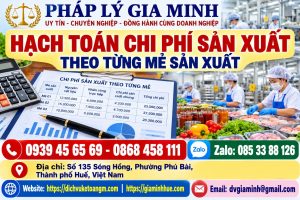 Hạch toán chi phí sản xuất theo từng mẻ sản xuất
