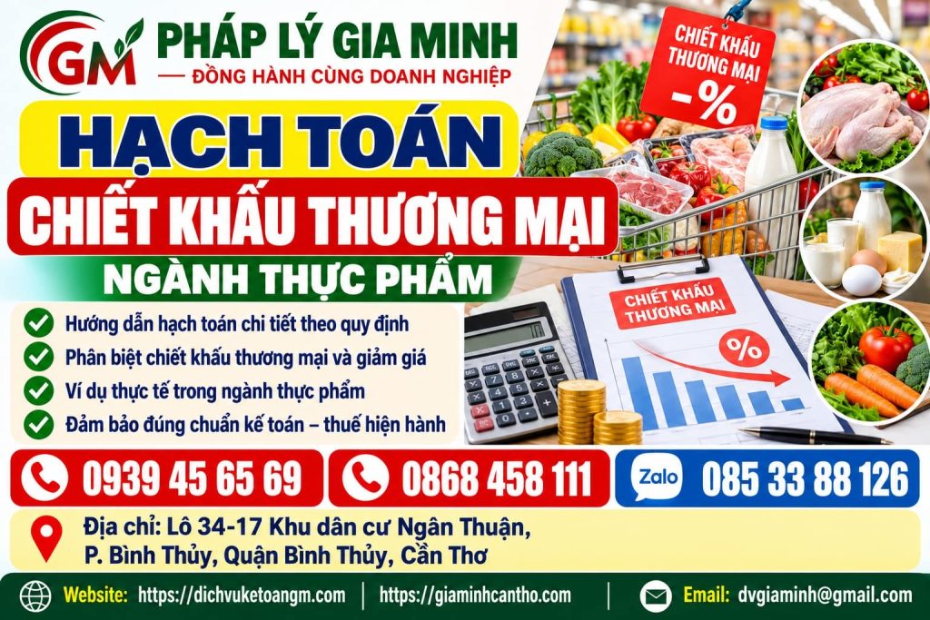 Hạch toán chiết khấu thương mại ngành thực phẩm – Kiểm soát mức giảm theo sản lượng và từng khách hàng 1 Hạch toán chiết khấu thương mại ngành thực phẩm