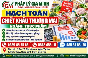 Hạch toán chiết khấu thương mại ngành thực phẩm