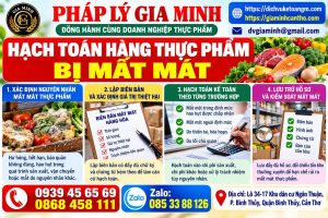 Hạch toán hàng thực phẩm bị mất mát