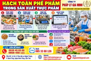 Hạch toán phế phẩm trong sản xuất thực phẩm