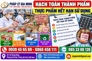 Hạch toán thành phẩm thực phẩm hết hạn sử dụng
