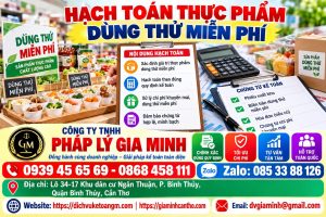 Hạch toán thực phẩm dùng thử miễn phí