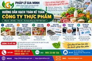 Hướng dẫn hạch toán kế toán công ty thực phẩm