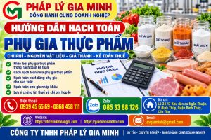 Hướng dẫn hạch toán phụ gia thực phẩm
