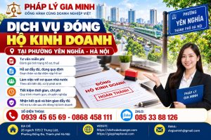 Dịch vụ đóng hộ kinh doanh tại phường Yên Nghĩa Hà Nội