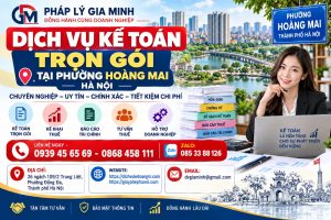 Dịch vụ kế toán trọn gói tại phường Hoàng Mai Hà Nội