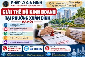 Giải thể hộ kinh doanh tại phường Xuân Đỉnh Hà Nội