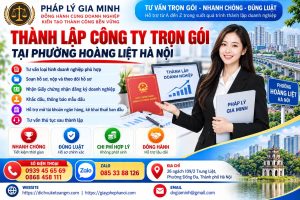 Thành lập công ty trọn gói tại phường Hoàng Liệt Hà Nội