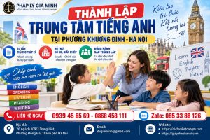 Thành lập trung tâm tiếng Anh tại phường Khương Đình Hà Nội