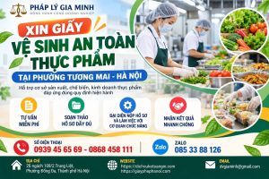 Xin giấy vệ sinh an toàn thực phẩm tại phường Tương Mai Hà Nội